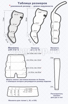 Опция для аппаратов серии LymphaNorm 4k — манжета для ноги - Интернет-магазин Pokupka24.ru